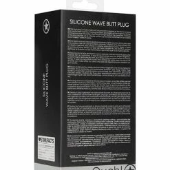 Shots America Anal Toys Shots Ouch Wave Butt Plug - Black