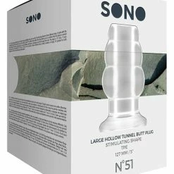 Shots America Shots Sono Butt Plug - Large Clear Anal Toys