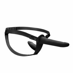 Shots America Shots Ouch Double Silicone Strap On - Black