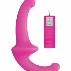 Shots America Shots Ouch Vibrating Silicone Strapless Strap On With Controller