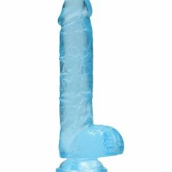 Shots America Dildos Shots REALROCK Realistic Crystal Clear Dildo With Balls