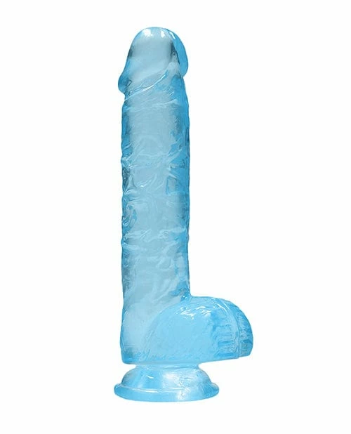Shots America Dildos Shots REALROCK Realistic Crystal Clear Dildo With Balls