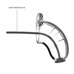 Shots America Shots Man Cage With Silicone Urethral Sounding Kink & BDSM