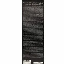 Shots America Shots Ouch Advanced Urethral Sounding Silicone Spiral Plug Set - Black Kink & BDSM