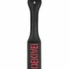 Shots America Shots Ouch Bad Boy Paddle - Black