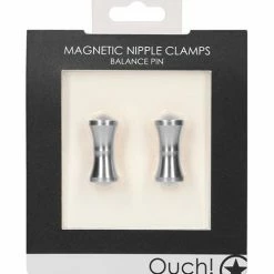 Shots America Kink & BDSM Shots Ouch Balance Pin Magnetic Nipple Clamps