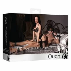 Shots America Shots Ouch Bed Post Bindings Restraint Kit Kink & BDSM