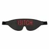 Shots America Shots Ouch Bitch Blindfold - Black Kink & BDSM
