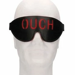 Shots America Shots Ouch Blindfold - Black Kink & BDSM
