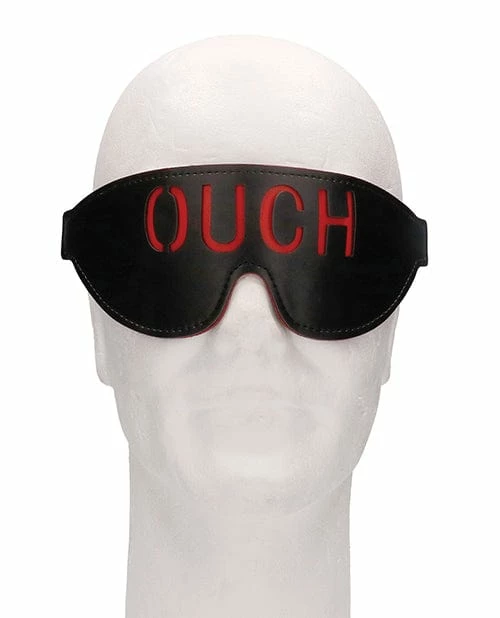 Shots America Shots Ouch Blindfold - Black Kink & BDSM