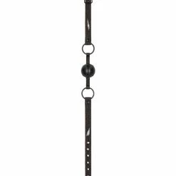 Shots America Shots Ouch Breathable Ball Gag With Denim Straps Kink & BDSM