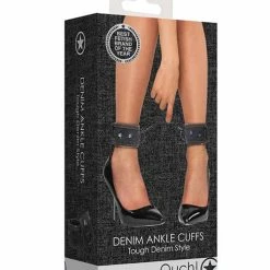 Shots America Shots Ouch Denim Ankle Cuffs Kink & BDSM