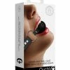 Shots America Kink & BDSM Shots Ouch Diamond Breathable Ball Gag - Black