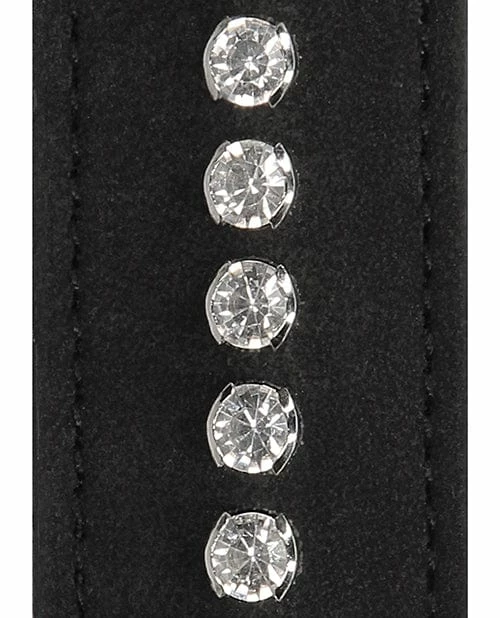 Shots America Shots Ouch Diamond Studded Eye Mask - Black Kink & BDSM