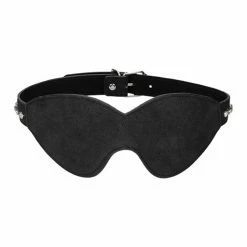 Shots America Shots Ouch Diamond Studded Eye Mask - Black Kink & BDSM