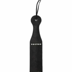 Shots America Kink & BDSM Shots Ouch Diamond Studded Paddle - Black