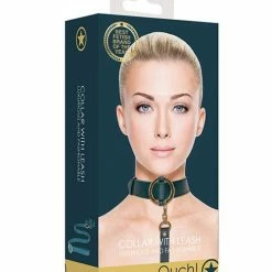 Shots America Kink & BDSM Shots Ouch Halo Collar With Leash