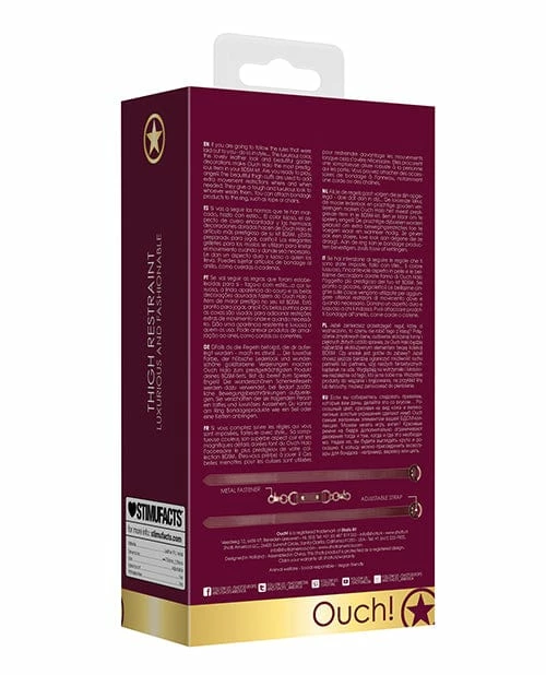 Shots America Shots Ouch Halo Thigh Cuffs Kink & BDSM