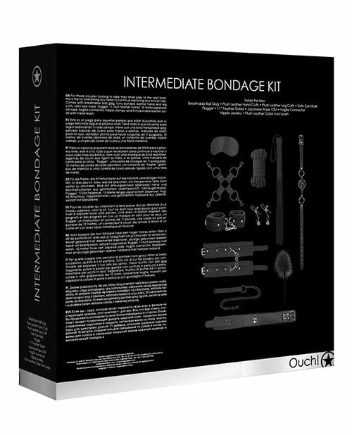 Shots America Shots Ouch Intermediate Bondage Kit - Black