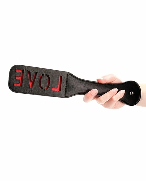 Shots America Kink & BDSM Shots Ouch Love Paddle - Black