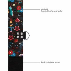 Shots America Kink & BDSM Shots Ouch Old School Tattoo Style Printed Hand Cuffs- Black