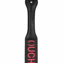 Shots America Shots Ouch Ouch Paddle - Black Kink & BDSM