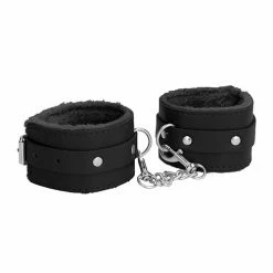 Shots America Shots Ouch Plush Leather Ankle Cuffs - Black
