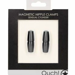 Shots America Kink & BDSM Shots Ouch Sensual Cylinder Magnetic Nipple Clamps