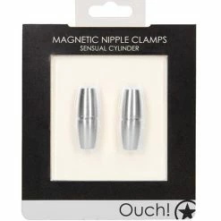 Shots America Kink & BDSM Shots Ouch Sensual Cylinder Magnetic Nipple Clamps