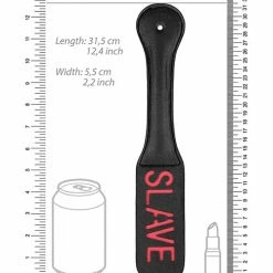 Shots America Kink & BDSM Shots Ouch Slave Paddle - Black