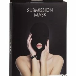 Shots America Shots Ouch Submission Mask - Black Kink & BDSM