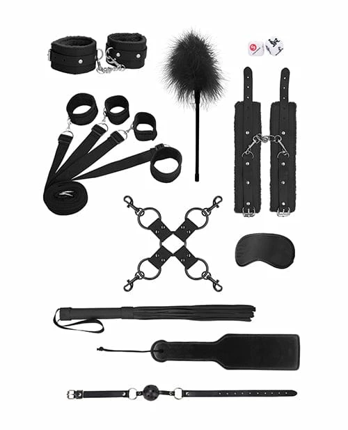 Shots America Shots Ouch Supreme Bed Restraint Bindings Kit - Black