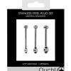 Shots America Kink & BDSM Shots Ouch Urethral Sounding Metal Plug Set