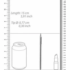 Shots America Kink & BDSM Shots Ouch Urethral Sounding Ribbed Dilator