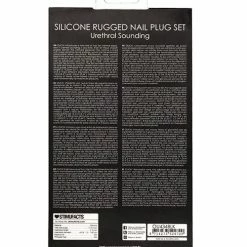 Shots America Kink & BDSM Shots Ouch Urethral Sounding Silicone Screw Plug Set - Black