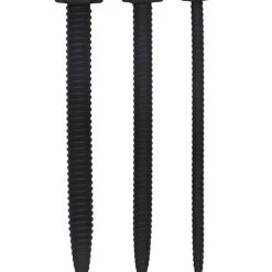 Shots America Kink & BDSM Shots Ouch Urethral Sounding Silicone Screw Plug Set - Black