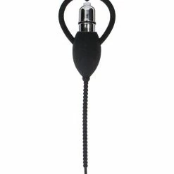 Shots America Shots Ouch Urethral Sounding Vibrating Bullet Plug - Black