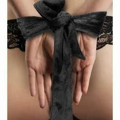 Shots America Shots Ouch Velvet & Velcro Tie-up - Black