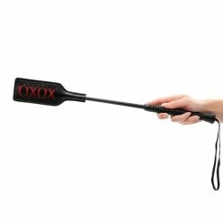 Shots America Kink & BDSM Shots Ouch Xoxo Crop Large - Black