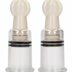 Shots America Shots Pumped Nipple Suction Set - Medium Clear