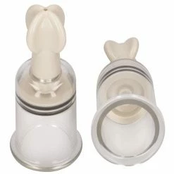 Shots America Shots Pumped Nipple Suction Set - Medium Clear