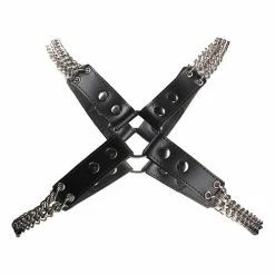 Shots America Shots Uomo Chain & Chain Harness - Black