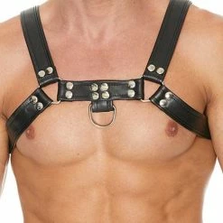 Shots America Shots Uomo Chest Bulldog Harness Small-medium - Black