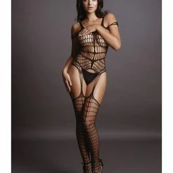 Shots America Shots Le Desir Shredded Bodystocking Black One Size Fits Most Lingerie