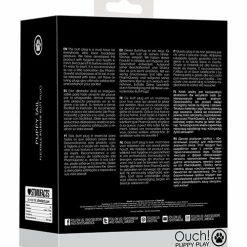 Shots America Shots Ouch Puppy Play Tail Butt Plug - Black