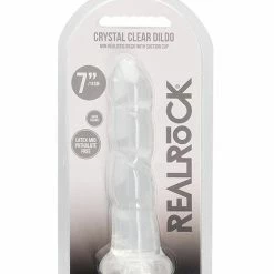 Shots America Shots Realrock Crystal Clear 7" Dildo - Transparent Dildos