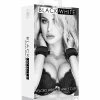 Shots America Shots Ouch Black & White Velcro Hand-ankle Cuffs - Black Kink & BDSM