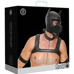 Shots America Shots Ouch Puppy Play Complete Kit - Black Kink & BDSM