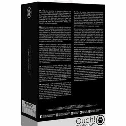 Shots America Shots Ouch Puppy Play Lined Fist Mitts - Black Kink & BDSM