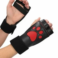 Shots America Shots Ouch Puppy Play Puppy Play Paw Cut-out Gloves Kink & BDSM